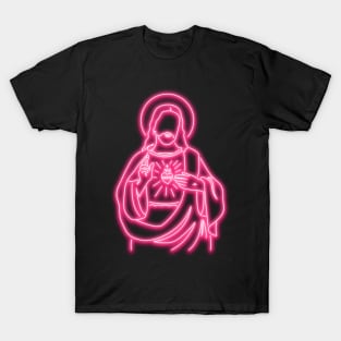 Pink Neon Jesus T-Shirt